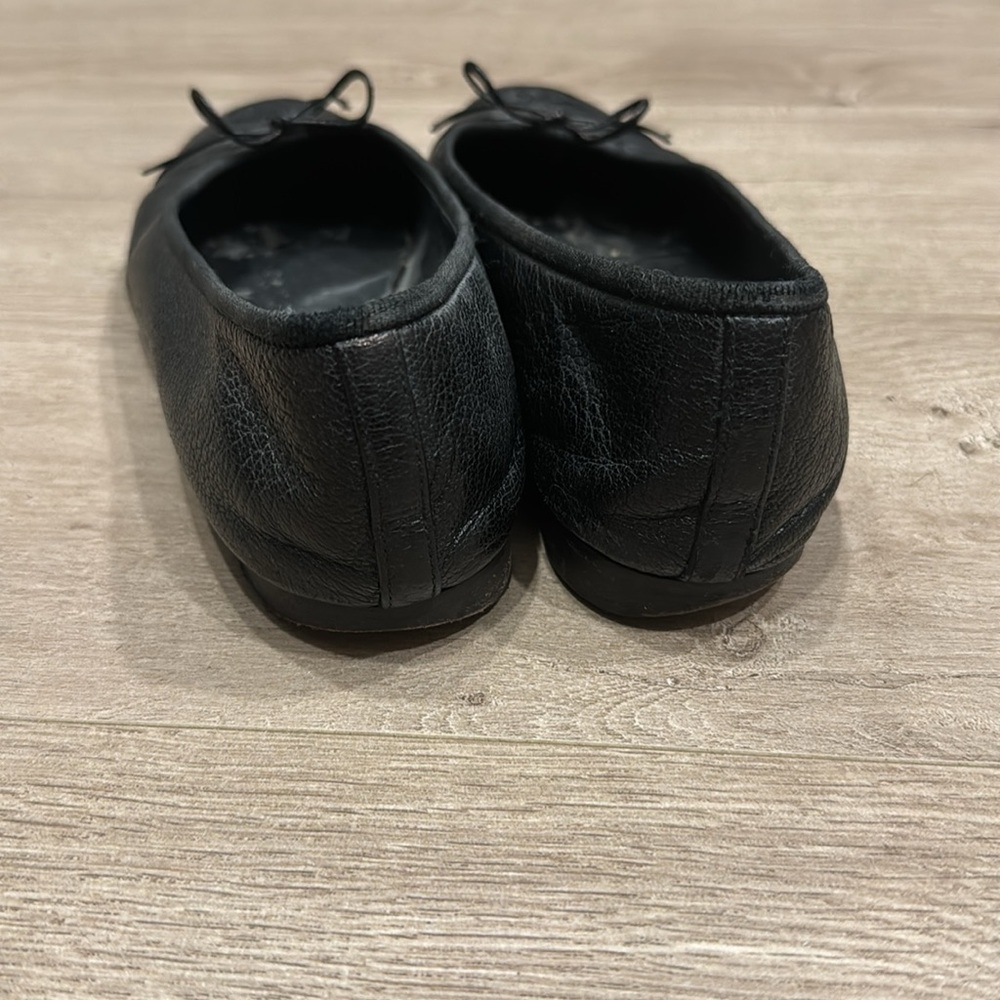 Chanel black flats with pebble leather - Picture 2 of 3